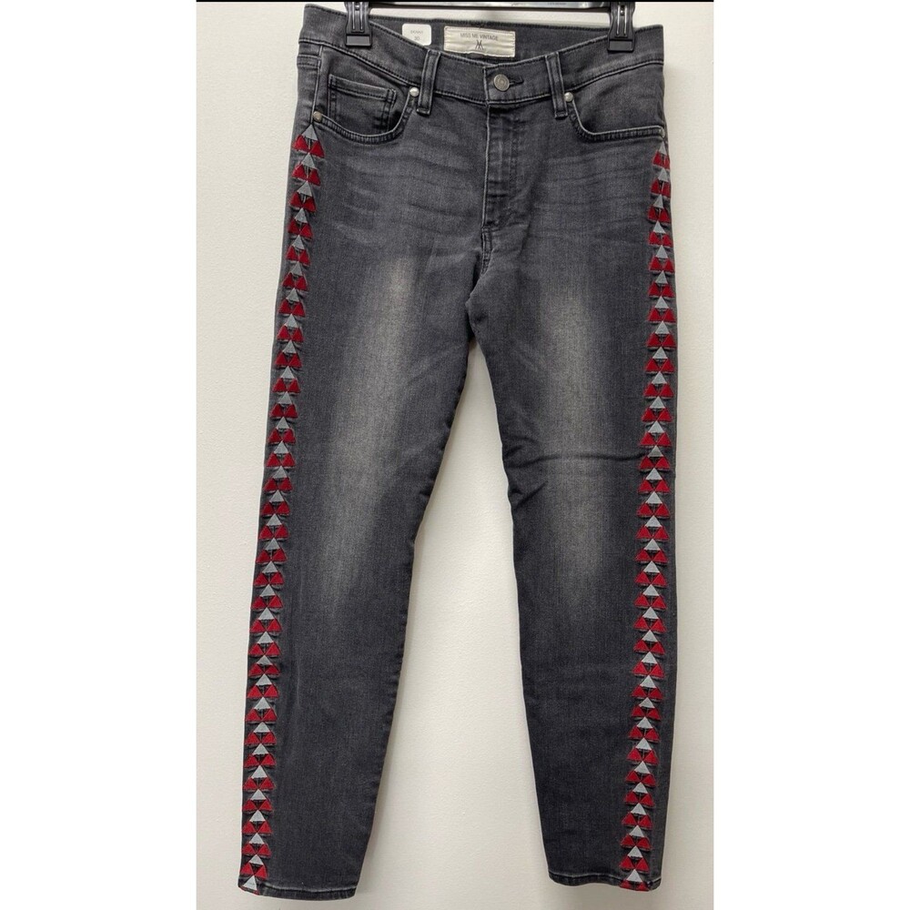 NWOT Amazing Size 30/28 Black Skinny Miss Me Vintage Jeans